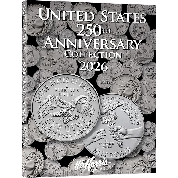 Amazon.com: Whitman Classic® Coin Album - United States 250th